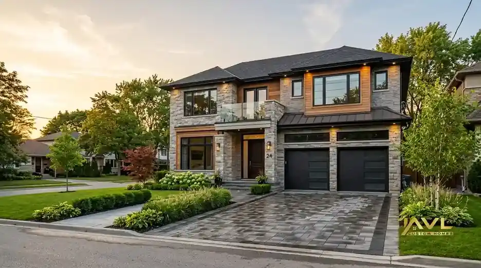 Luxury custom home in East York built by AVL Custom Homes