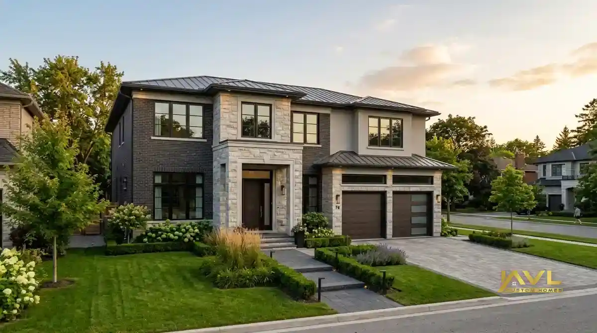Luxury custom home in Etobicoke built by AVL Custom Homes