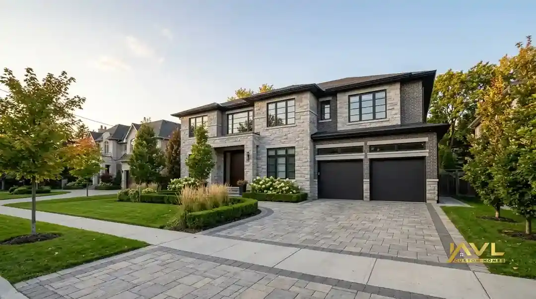 Luxury custom home in Mississauga built by AVL Custom Homes