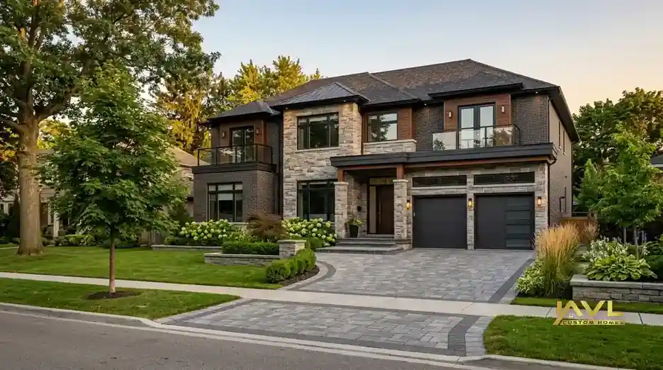 Luxury custom home in Scarborough built by AVL Custom Homes